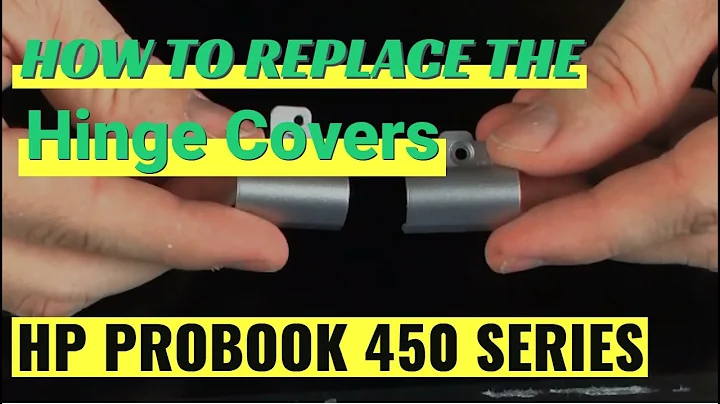 How to replace the Display Hinge Covers for HP ProBook 450 Series Laptop