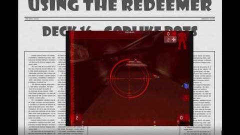 Unreal Tournament:  Redeemer vs Godlike Bots on Deck 16