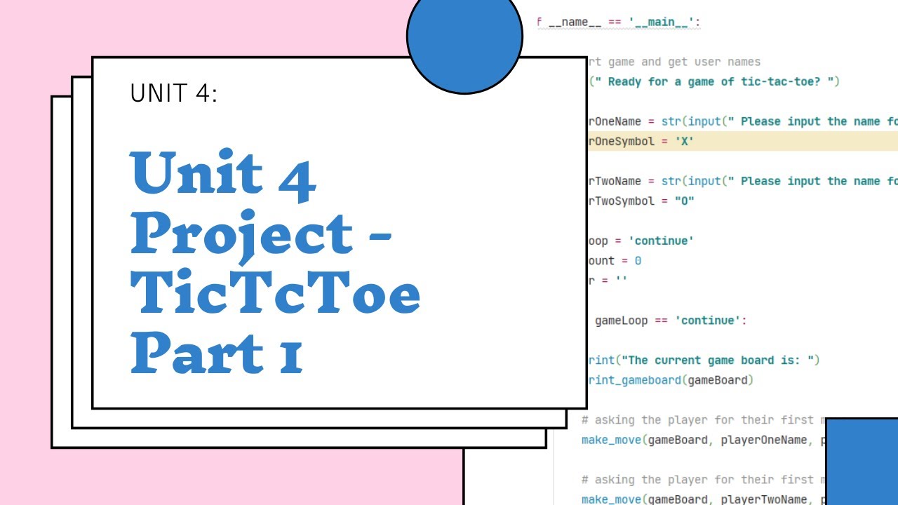 Tic Tac Toe Python Project