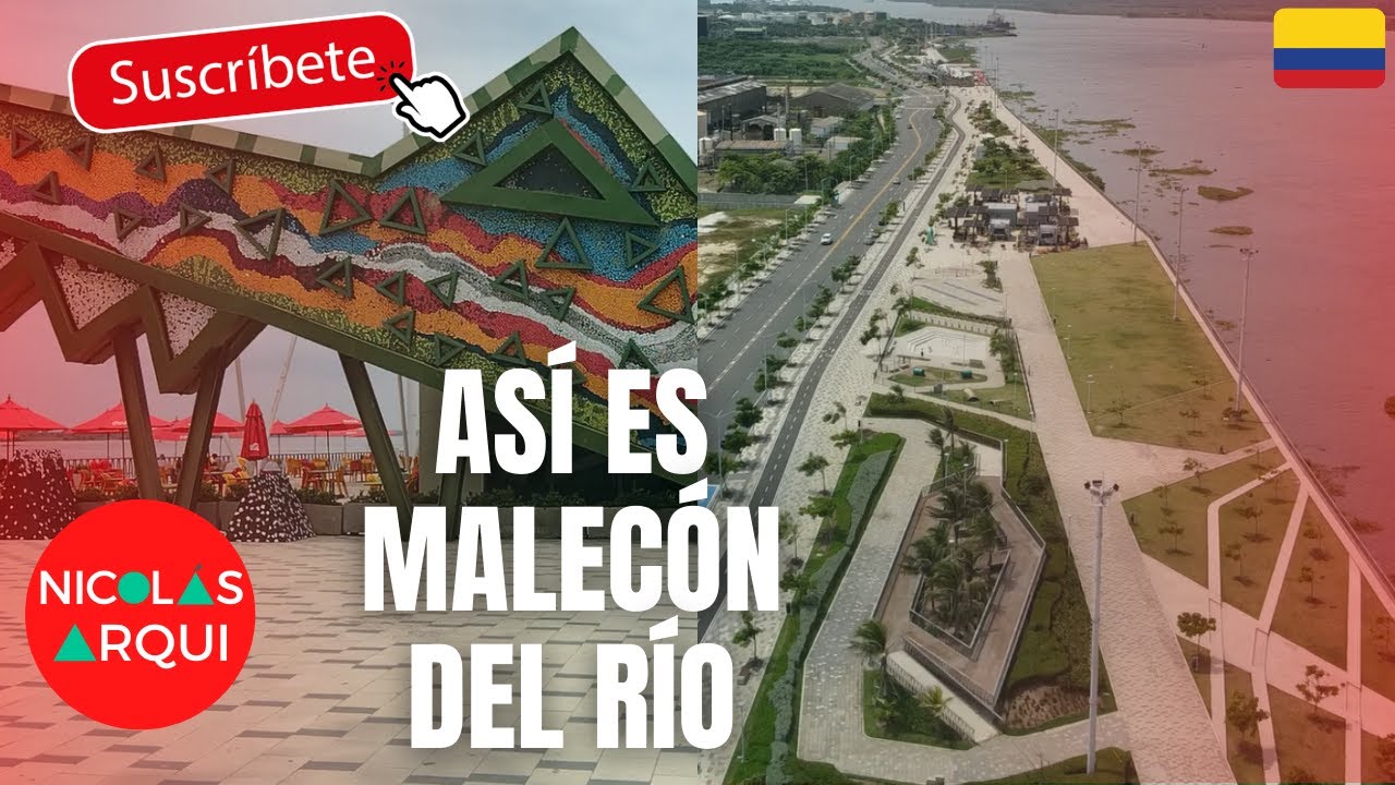 Así es el Gran Malecón del Río Magdalena en Barranquilla 🇨🇴 - Proyectos ...