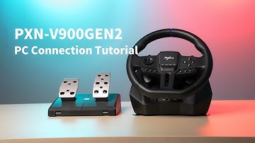 PXN V900 GEN2 Gaming Steering Wheel & PC Connection Tutorial. #pxn #tutorial #steeringwheel