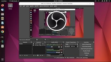 How to install obs studio on Ubuntu 22.04 lts and configure obs studio for screen recording
