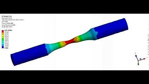 Tension Test using Ansys-Workbench