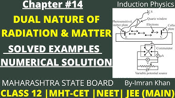 Solved Examples/Numericals Solution | chap-14 | Dual Nature of Radiation and Matter | Class 12 |
