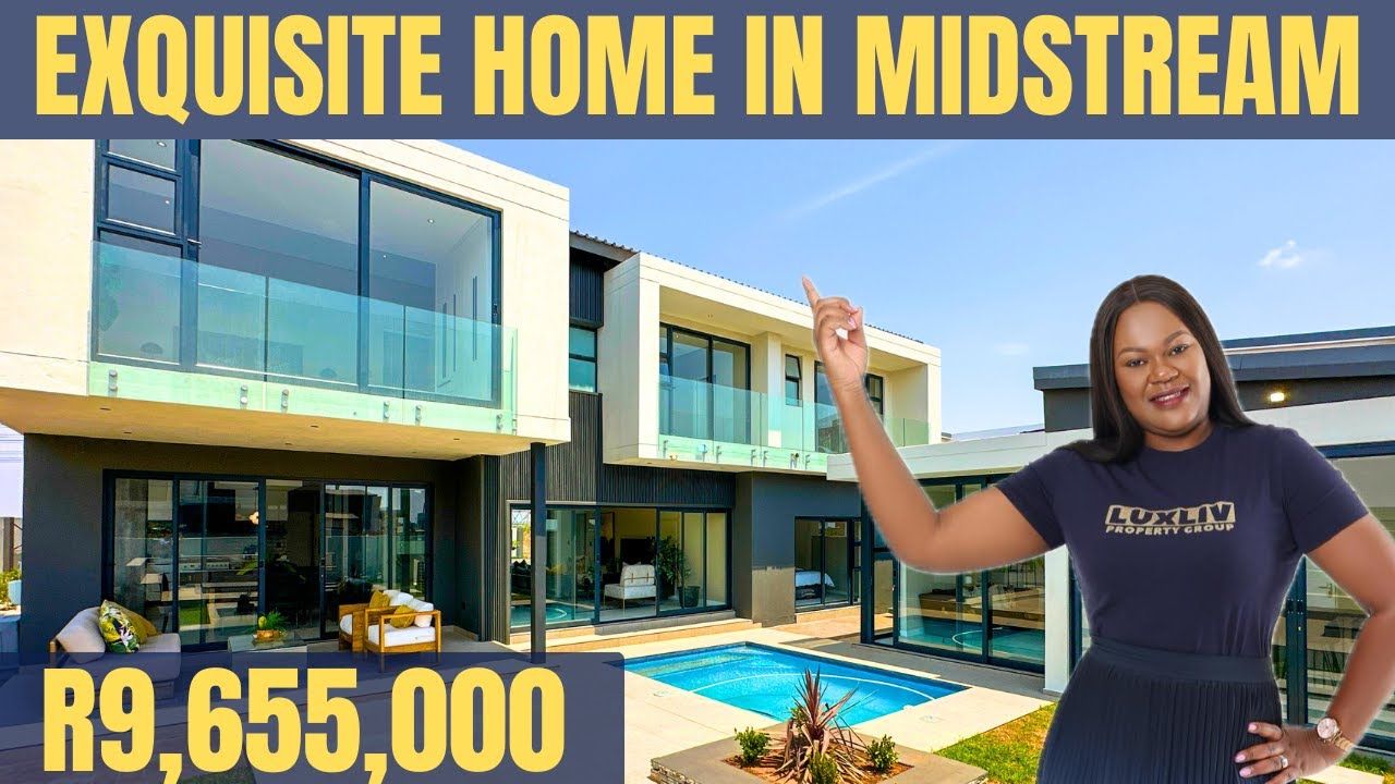 Откройте для себя этот изысканный дом с пятью спальнями стоимостью 9 655 000 рандов в Мидстрим-Хайтс