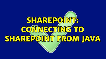 Sharepoint: Connecting to Sharepoint from Java (2 Solutions!!)