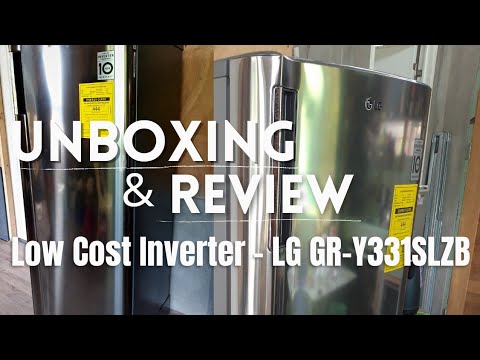 Unboxing + Review LG GR-Y331SLZB | Low Cost Inverter ...