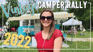 2022 VINTAGE CAMPER RALLY (Episode 8): So many ideas for our camper renovation! Everyone dressed up!