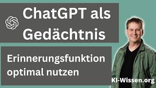 Chatgpt Erinnerungsfunktion Optimal Nutzen