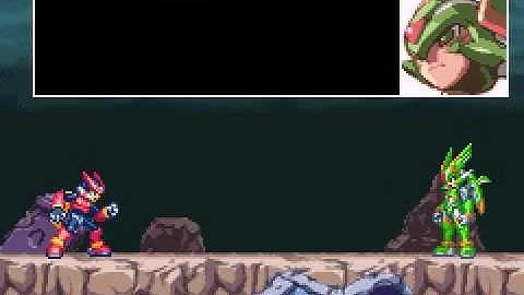 Megaman Zero 2 - 10th Boss Battle Sage Harpuia