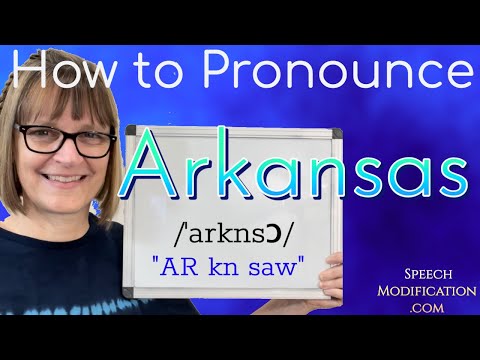 فيديو: كيف تنطق أركنساس؟