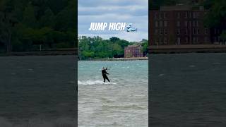 Kite surfing Detroit River