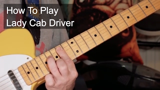 'Lady Cab Driver' Prince Rhythm Guitar Lesson