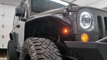 HOW TO INSTALL HEALIGHTS AND PROGRAM HALO DRL TURN SIGNAL JEEP WRANGLER JK