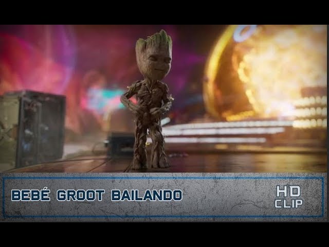 Guardianes De La Galaxia Vol 2 De Marvel Clip Bebe Groot Bailando Hd Youtube