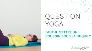 Coussin Yin Yoga aide aux postures