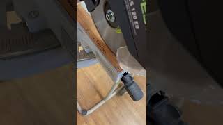 Festool Kapex Zero Clearance insert first cut.