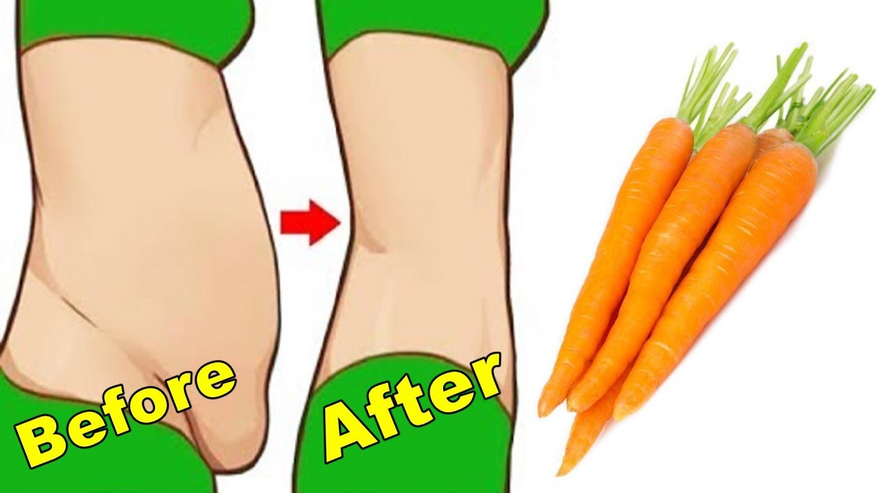 How To Lose Weight Fast With Carrot ! NO Exercise NO DIET Loose Belly