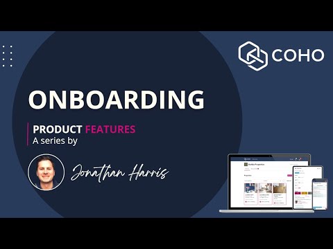 [2/8] How do you create a tenant onboarding on COHO?