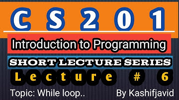 CS201 Short Lecture - 06| VU Short Lecture | Introduction to Programming in ( Urdu / Hindi )