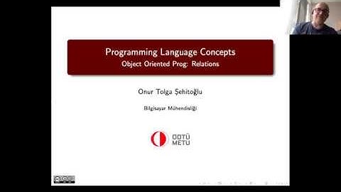 CEng 242 - OO Programming - Object Relations