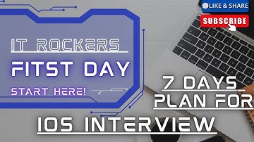 First day iOS interview preparation plan for experienced developers.#ios #interviewquestions#android