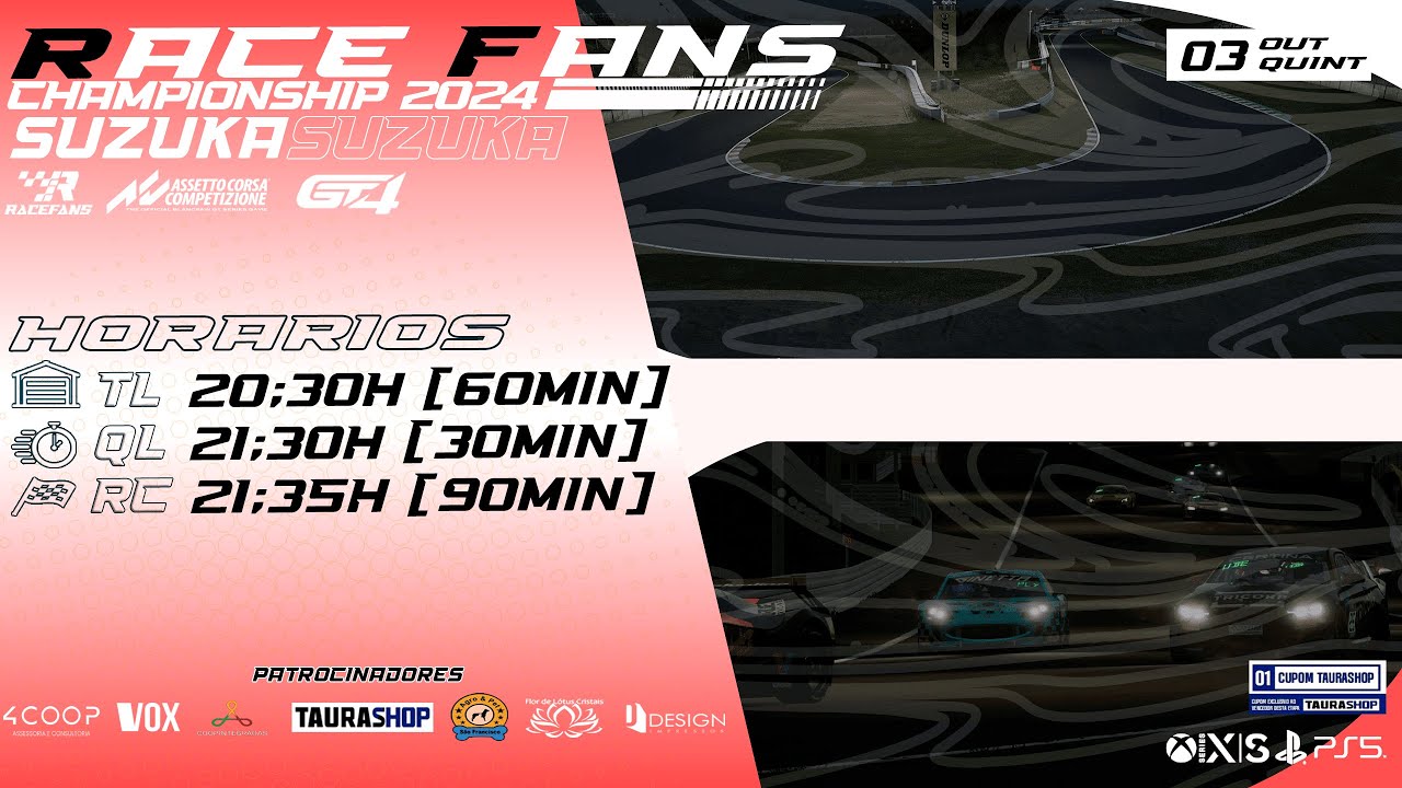 CAT.GT4 - 20° Etapa - Race Fans Championship - Suzuka - Endurence - 03 ...