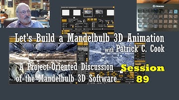 TS1.89 - Creating animation keyframes (see Description for topics) - Mandelbulb3D Tutorial Series 1