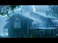 Rain and Thunder Sounds To Help You Fall Asleep | Soothing Night Rain For Relaxation &amp; Deep Sleep