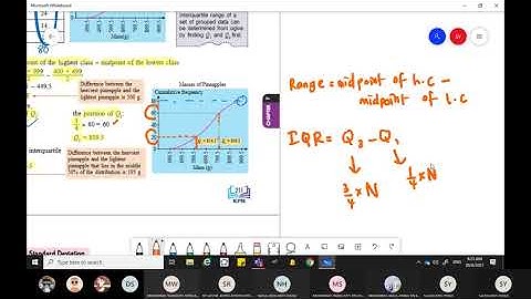 CHAPTER 7 - MEASURES OF DISPERSION FOR GROUPED DATA (PART 3)