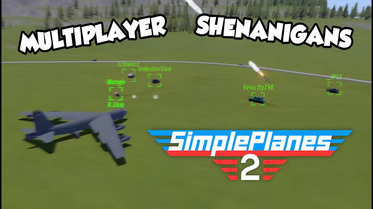 SimplePlanes 2 - Multiplayer Shenanigans - YouTube