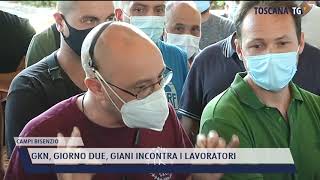 2021-07-10 CAMPI BISENZIO - GKN, GIORNO DUE, GIANI INCONTRA I LAVORATORI