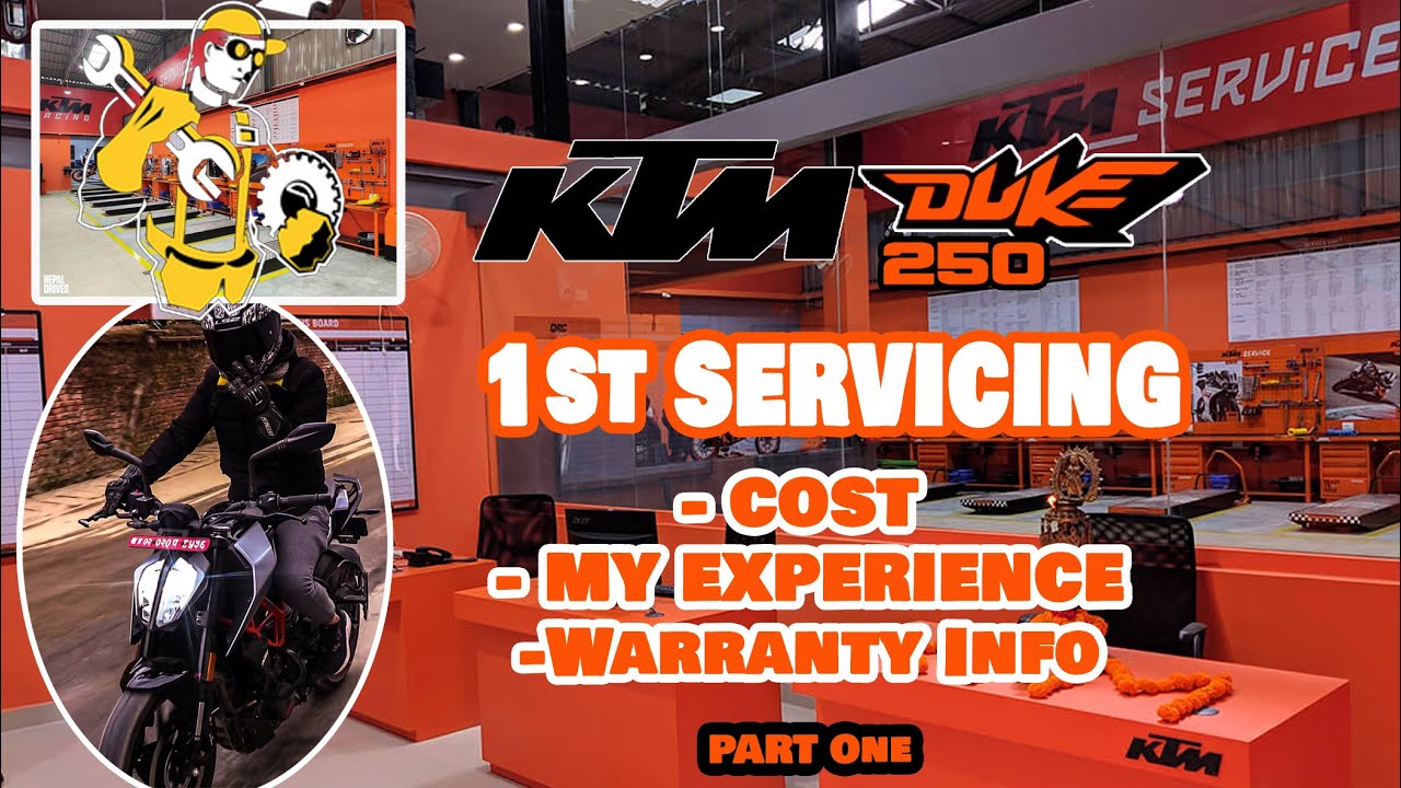 duke 250 bs6 service cost
