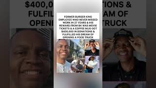 Loyal BK Worker Gets $400K After Viral Gift✨#KevinFord #BurgerKing #shorts