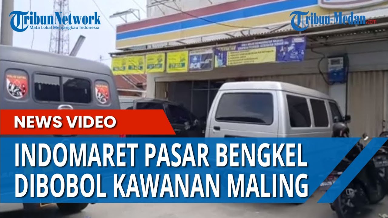 Indomaret Pasar Bengkel Dibobol Maling, Pelaku Jebol Tembok Batu dan Bawa Kabur CCTV