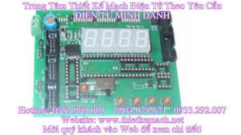 Mạch Đo Khoảng Cách Dùng Cảm Biến Siêu Âm SFR05