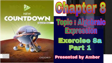 Countdown Mathematics 2nd Edition  || Grade 7th || Part: 1  Chapter  8  || Exercise  8a.