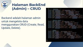 Aplikasi berbasis web menggunakan framework codeigniter 4