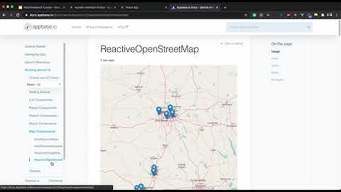 Create a map view for the search