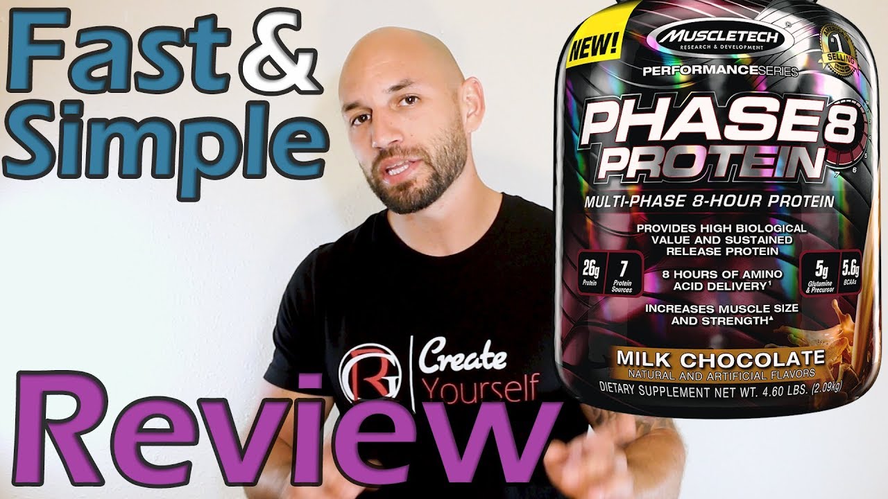 2018 Phase 8 Protein Supplement Review (Muscletech) - YouTube