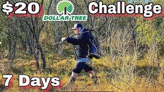 7 Day $20 Dollar Tree Survival Challenge - Day 1 - Into the Wild