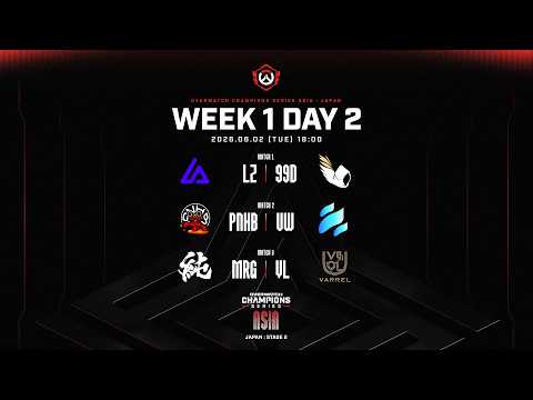 2026 OWCS ASIA l JAPAN STAGE 2 - Week 1 Day 2