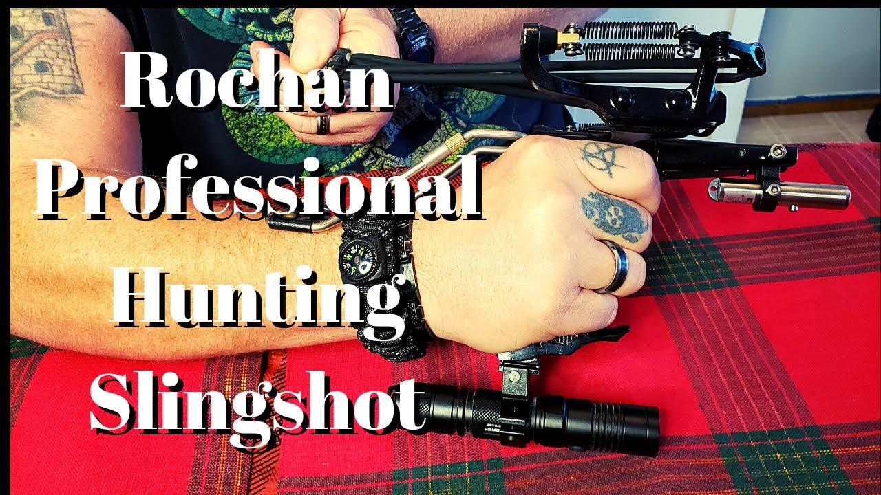 Rochan Professional Hunting Slingshot Unboxing and Setup YouTube