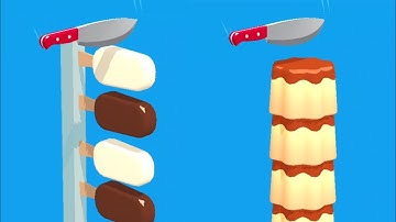 Slice It All Gameplay! Satisfying and Relaxing ASMR Slicing Video