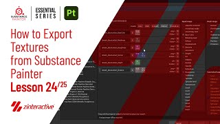 How to Export Textures from Substance Painter? | Lesson 24 of 25 | Substance Painter Full Course