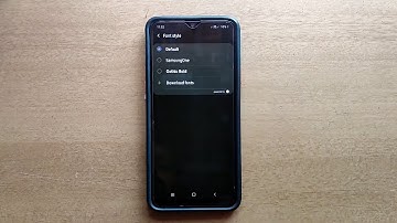 How To Set Default Font Style In Samsung Galaxy Mobile
