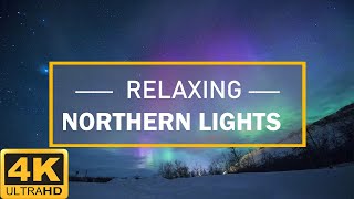 4K Relaxing Northern Lights | Aurora Borealis | Ambient Music for Sleep, Study & Stress Relief screenshot 5