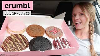 NEW Crumbl Cookies Thins Flavors this week Dubai Style Sandwich, Red Velvet, Mallow Thin Sandwich