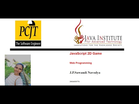 JavaScript 2D Game Development