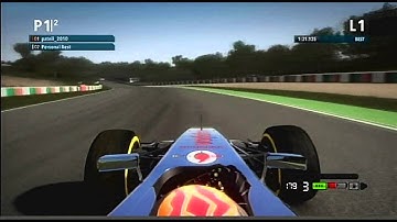 F1 2012 Suzuka  Time Trial 1:30.841 - Setup in the Video